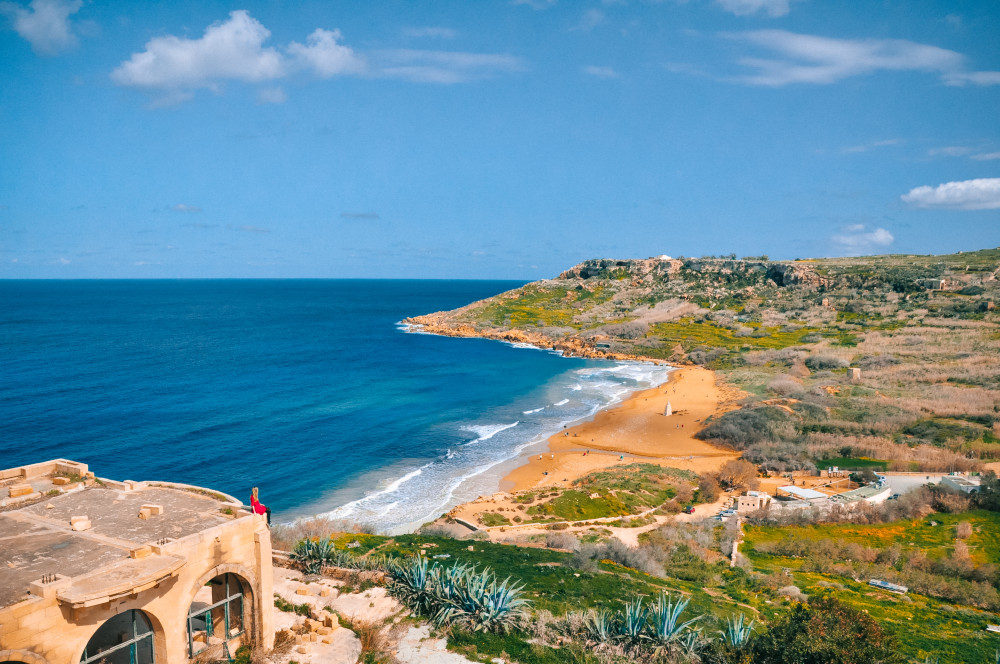 Ramla Bay op Gozo