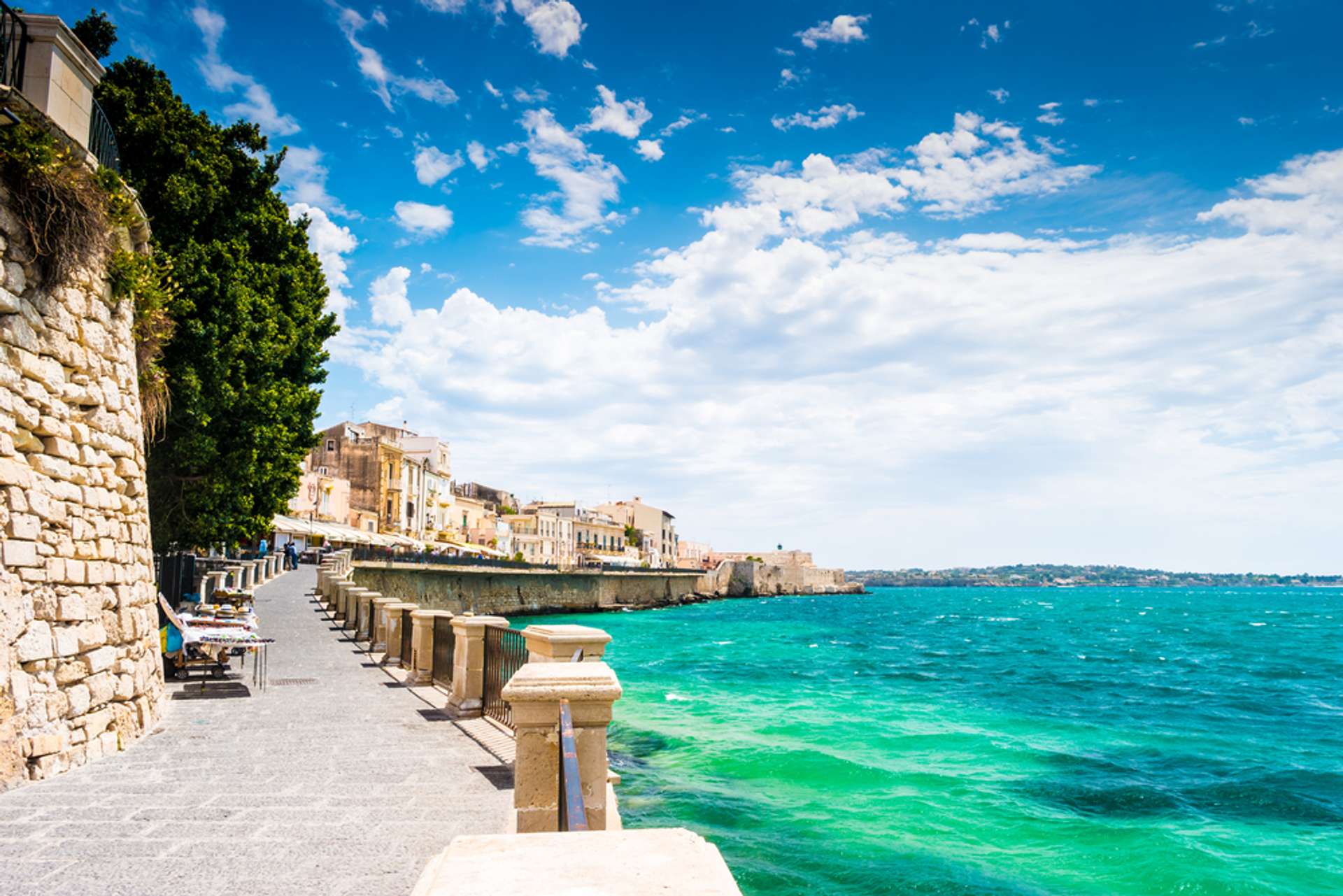 Italië Sicilië Syracuse Ortigia island